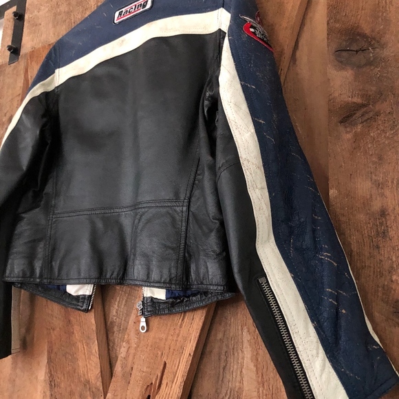 FYRE DROP GASOLINE LEATHER SPORT JACKET - Picture 3 of 5